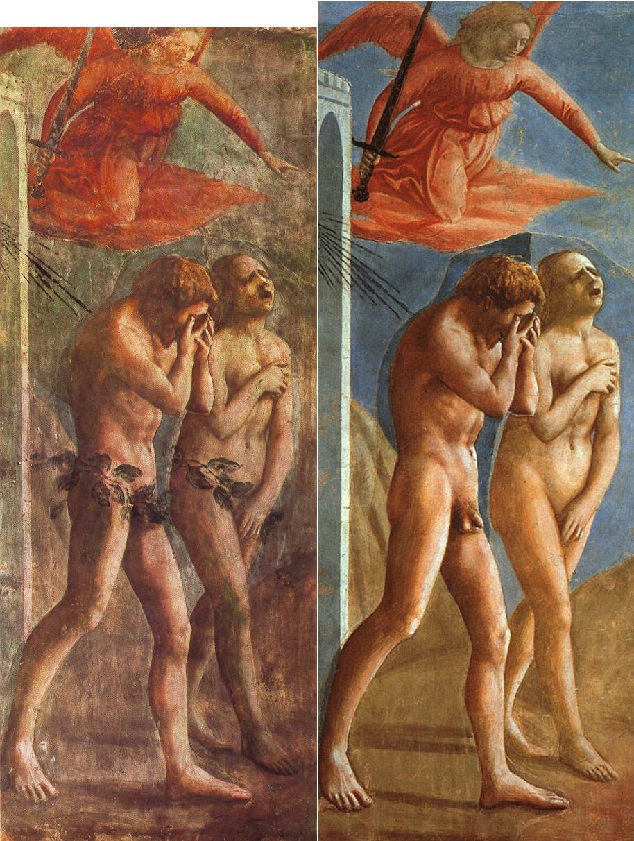 "The Expulsion Of Adam and Eve from Eden" by Masaccio