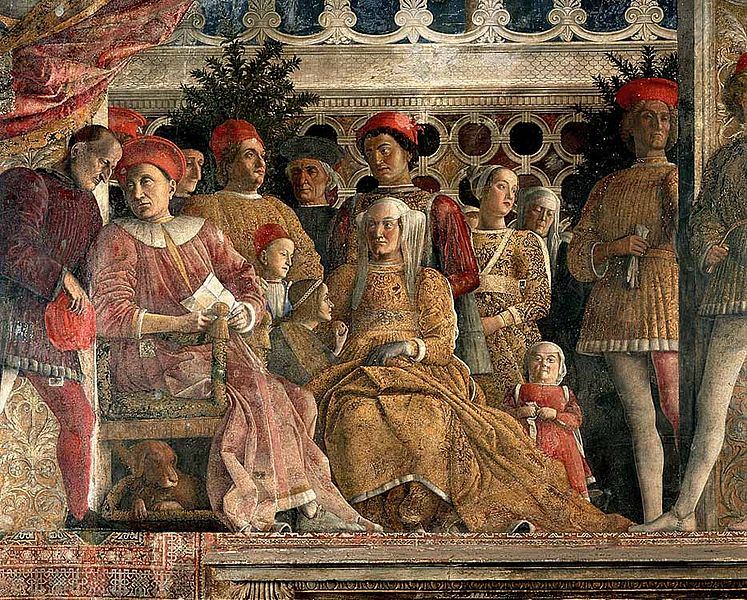 "The Court of Mantua" by Andrea Mantegna