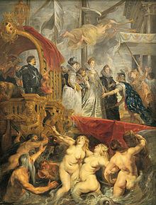 "The Landing of Marie de' Medici at Marselles" by Peter Paul Rubens