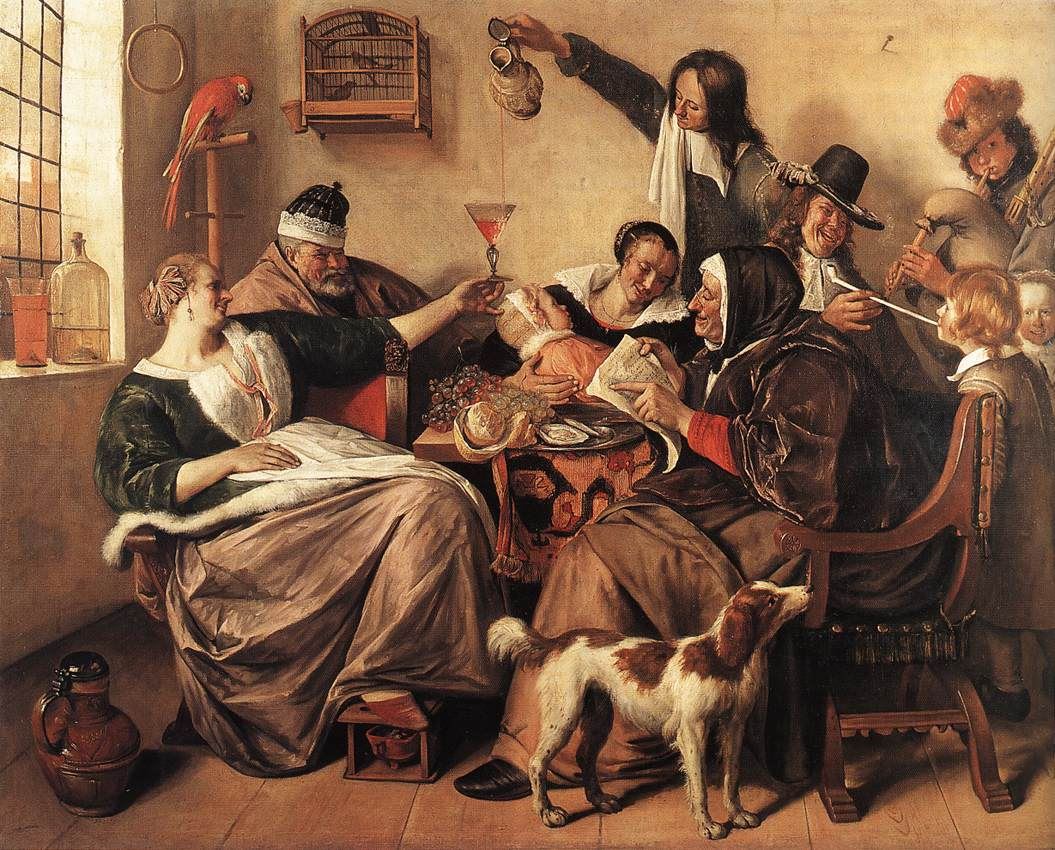 "The Way You Hear It Is the Way You Sing It" by Jan Steen