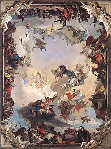 "Apollo and the Four Continents" by Giovanni Battista Tiepolo