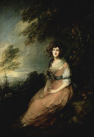 "Mrs. Richard Brinsley Sheridan" by Thomas Gainsborough