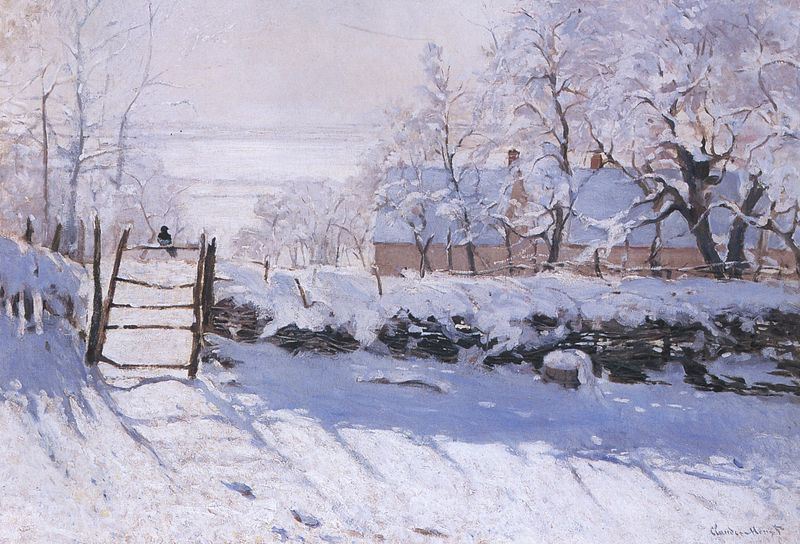 "The Magpie" by Claude Monet
