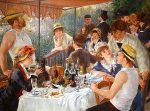 "Luncheon of the Boating Party" by Pierre-August Renoir