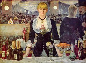 "A Bar at the Folies-Bergere" by Edouard Manet