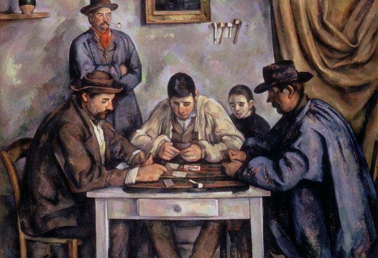 "The Card Players" by Paul Cezanne