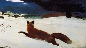 "Fox Hunt" by Winslow Homer