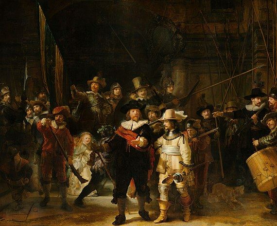 Rembrandt finishes "The Night Watch"