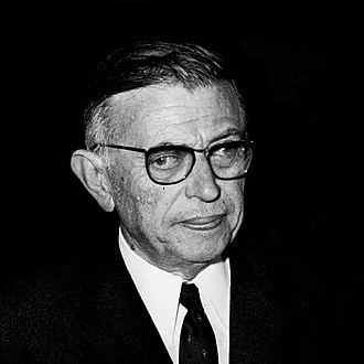 Jean-Paul Sartre writes "Being and Nothingness"